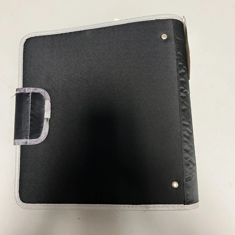 Five Star 2 inch Binder 580 Sheet Capacity Black Gray 12.75